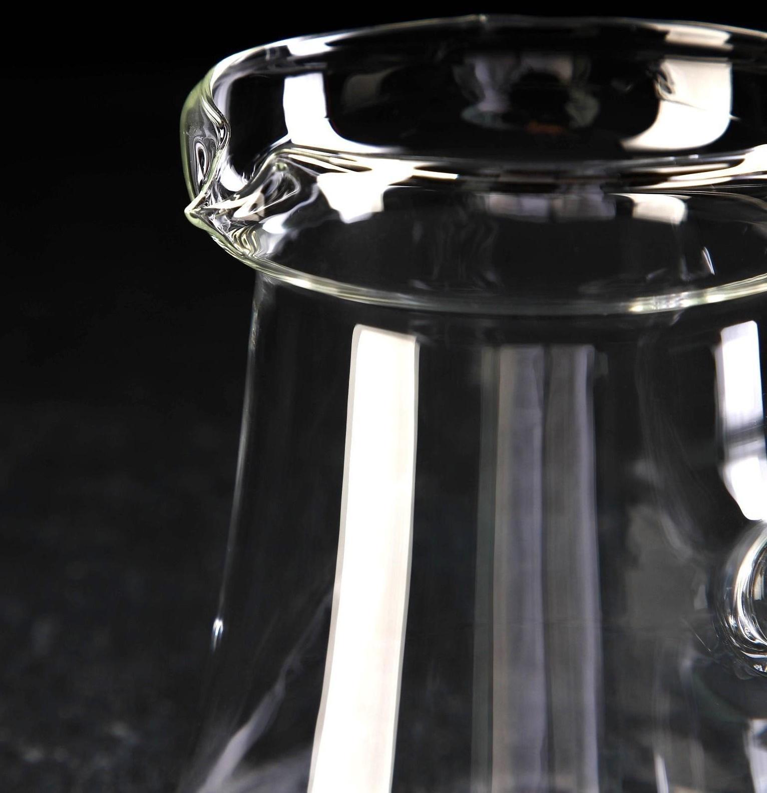 Турка стеклянная с крышкой «Арабика», 350 мл, 19×8,5×14 см