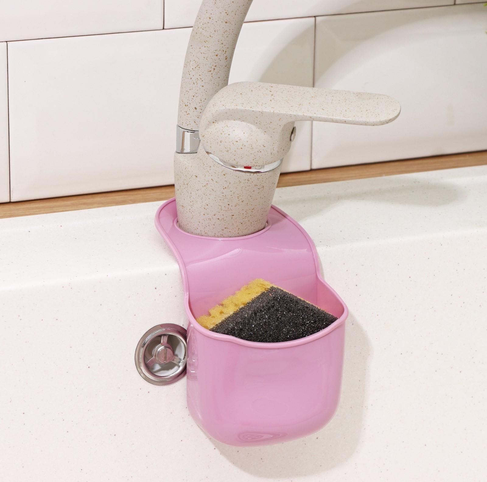 Подставка для губки «Базис», 18×8×3,5 см, цвет МИКС