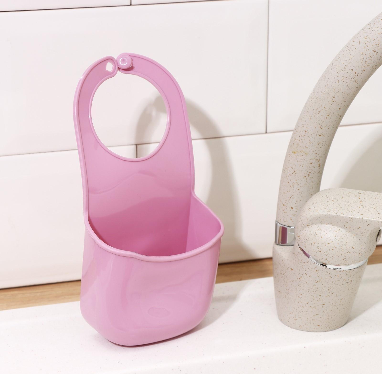 Подставка для губки «Базис», 18×8×3,5 см, цвет МИКС