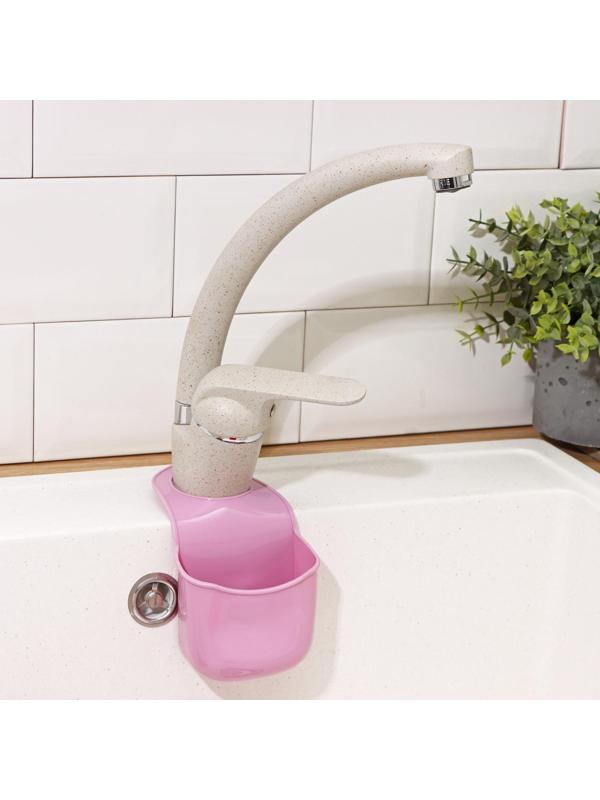 Подставка для губки «Базис», 18×8×3,5 см, цвет МИКС