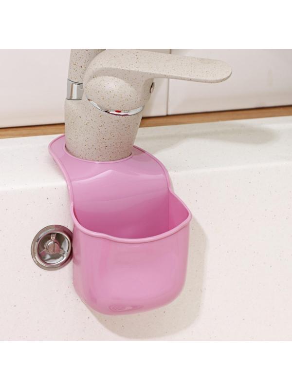 Подставка для губки «Базис», 18×8×3,5 см, цвет МИКС