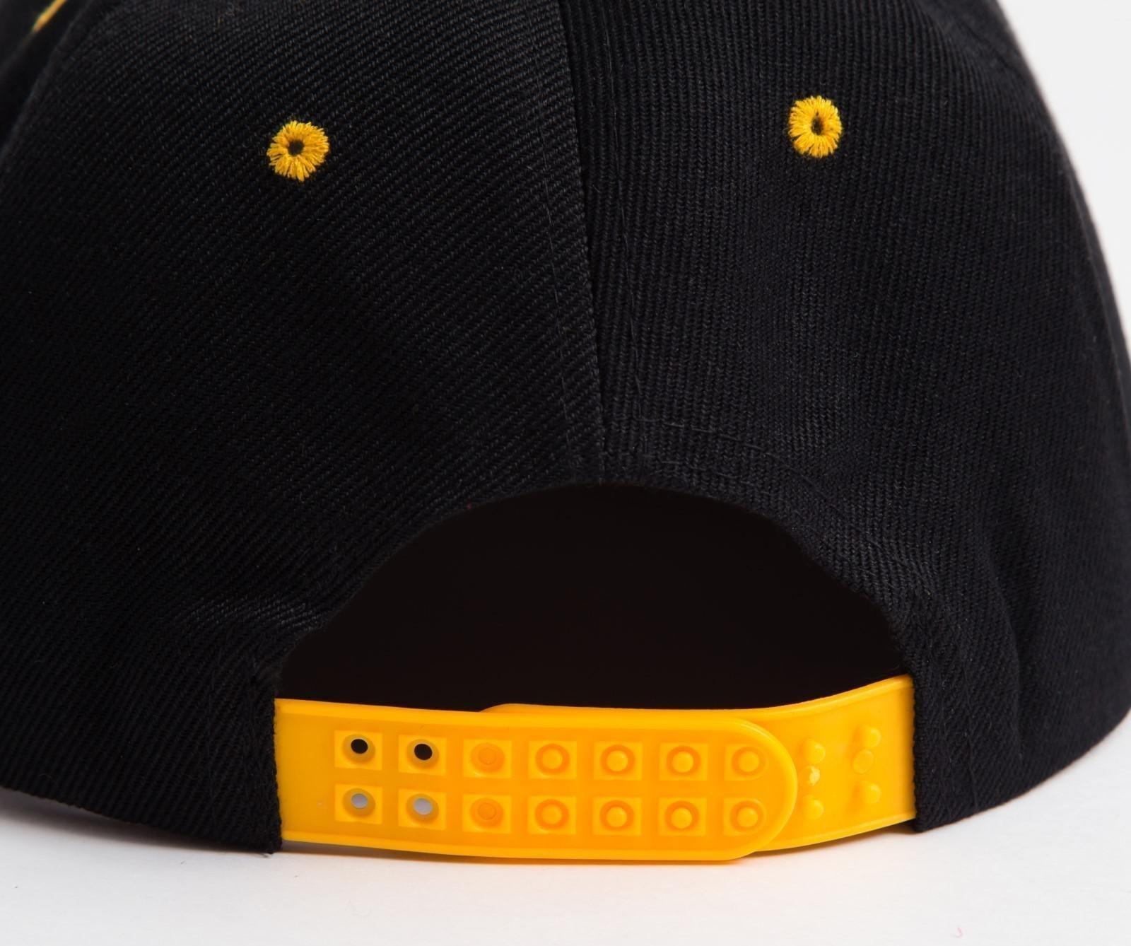 Бейсболка с прямым козырьком для мальчика MINAKU, размер 56, цвет чёрный/жёлтый