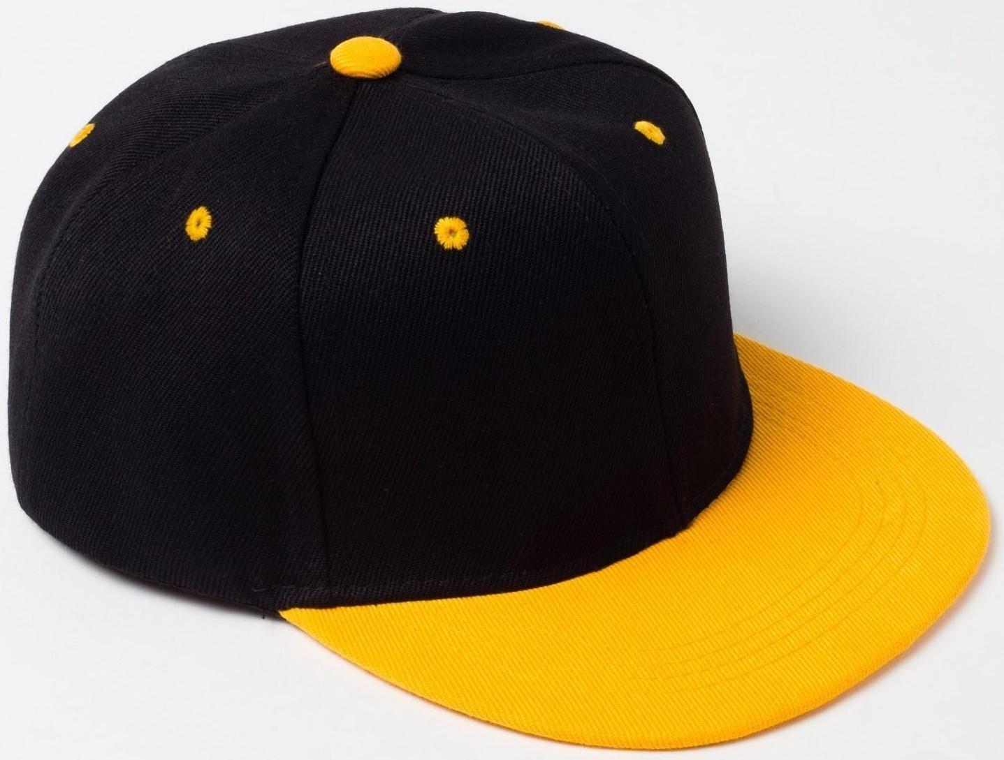 Бейсболка с прямым козырьком для мальчика MINAKU, размер 56, цвет чёрный/жёлтый