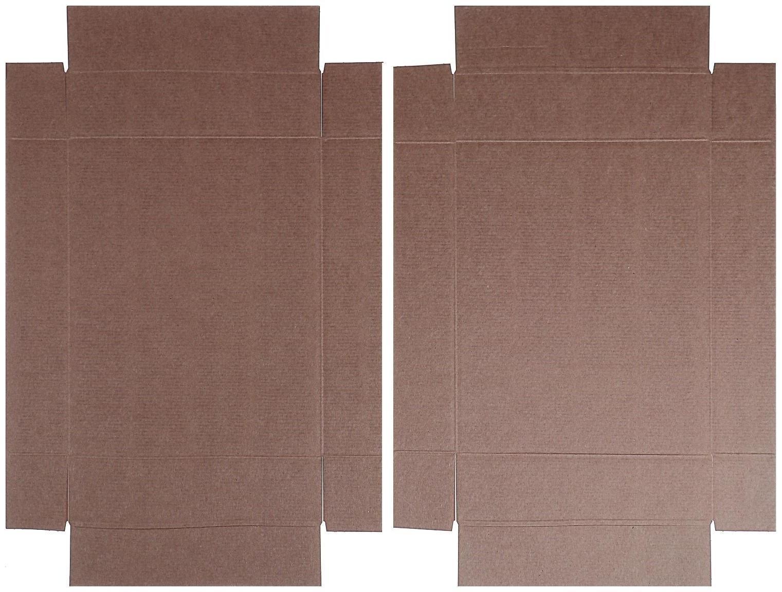 Коробка сборная, без печати. крышка-дно 