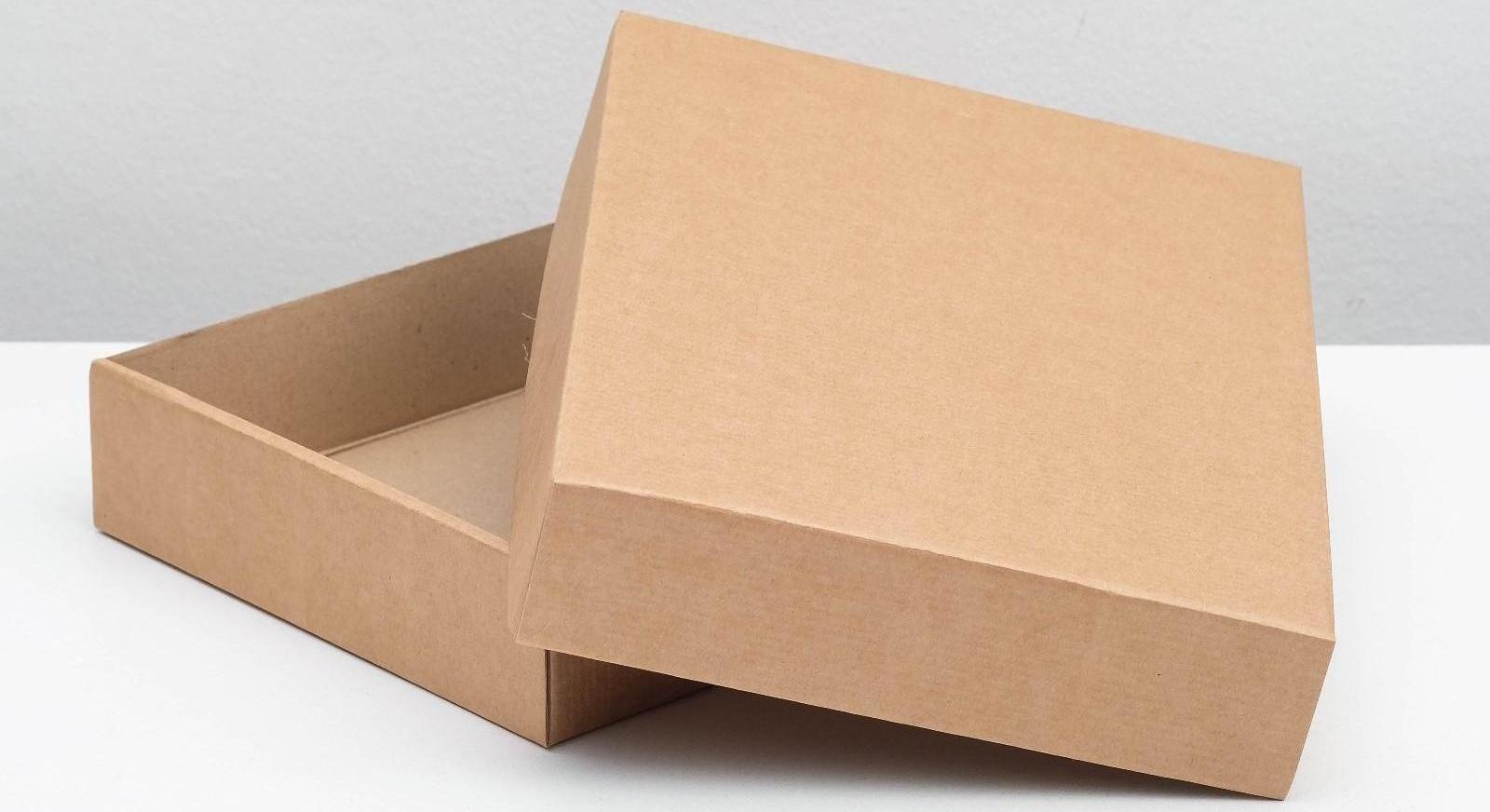 Коробка сборная, без печати. крышка-дно 