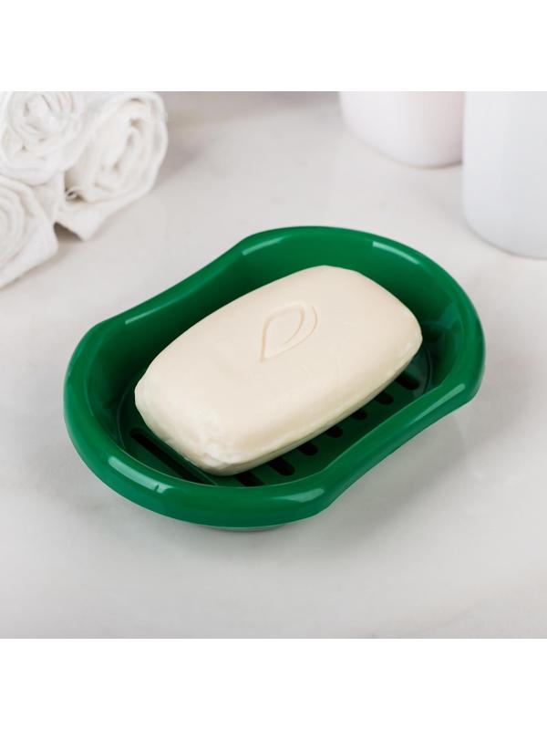 Мыльница с решёткой «Эконом», 13×9×3 см, цвет МИКС