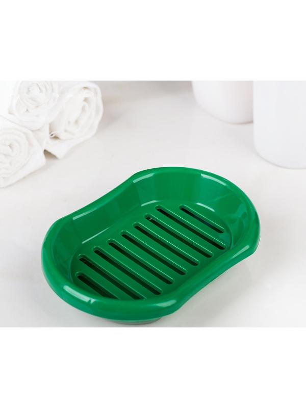 Мыльница с решёткой «Эконом», 13×9×3 см, цвет МИКС