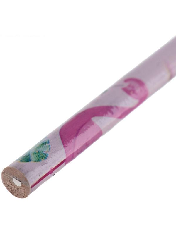 Карандаш чёрнографитный с ластиком 