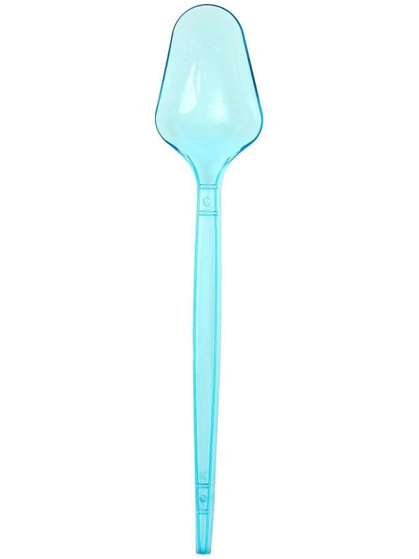 Ложки пластиковые, набор 6 шт., цвета МИКС