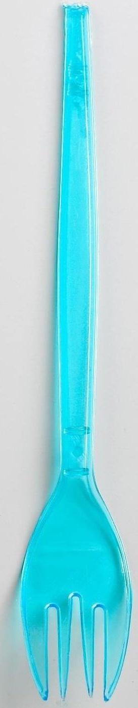 Вилки пластиковые, набор 6 шт., цвета МИКС