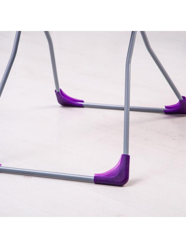 Стульчик для кормления Selby 152 «Совы», цвет фиолетовый