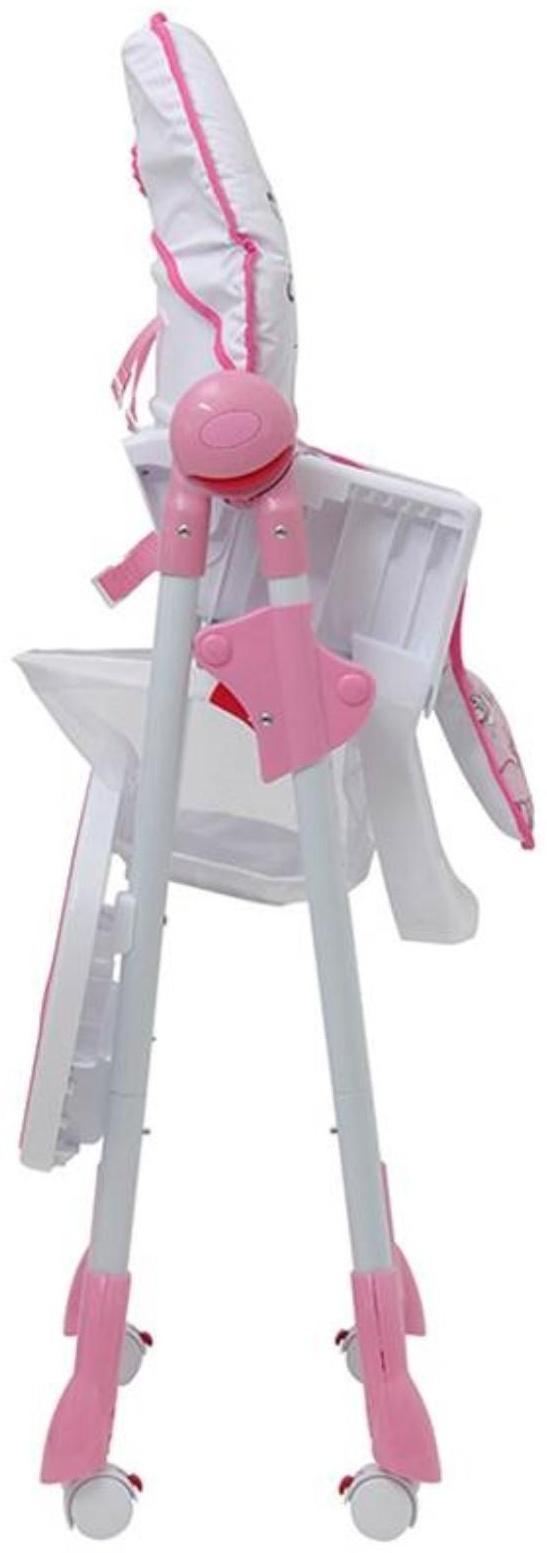 Стульчик для кормления Polini kids Disney baby 470  «Кошка Мари», цвет розовый