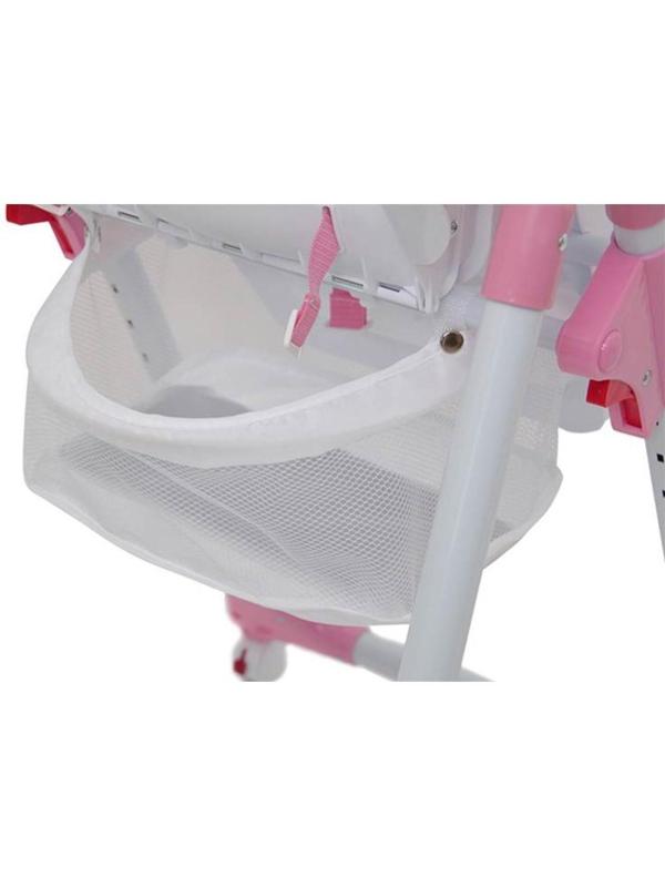 Стульчик для кормления Polini kids Disney baby 470  «Кошка Мари», цвет розовый