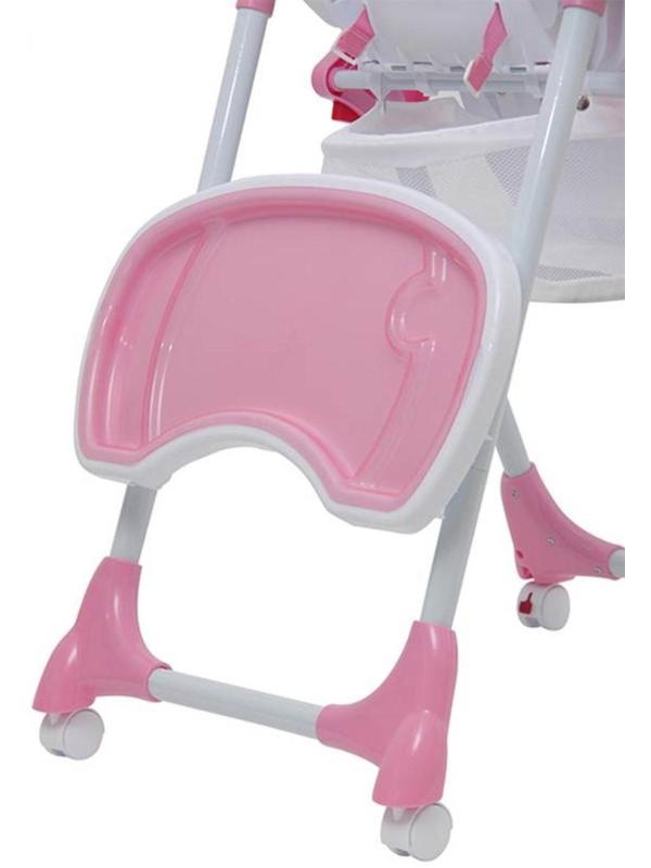 Стульчик для кормления Polini kids Disney baby 470  «Кошка Мари», цвет розовый