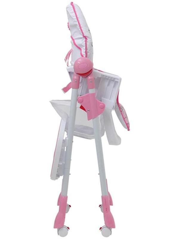 Стульчик для кормления Polini kids Disney baby 470  «Кошка Мари», цвет розовый