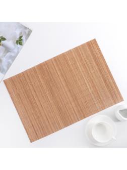 Салфетка сервировочная на стол «Гладь», 42×30 см, цвет бежевый