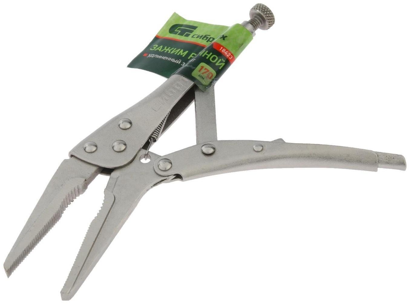 Клещи зажимные 