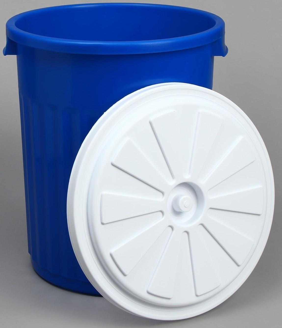 Бак пищевой, 35 л, с крышкой, МИКС