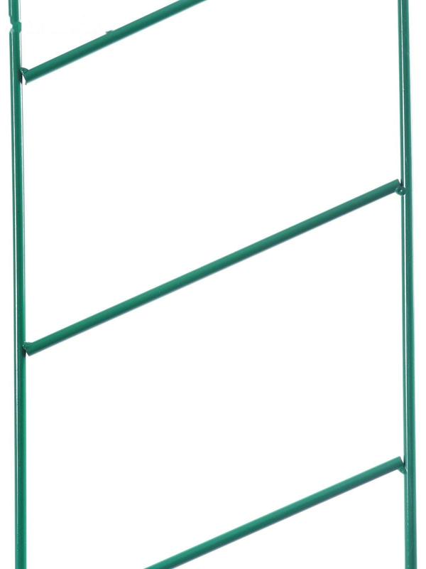 Шпалера, 140 × 30 × 1 см, металл, зелёная, «Линия мини»