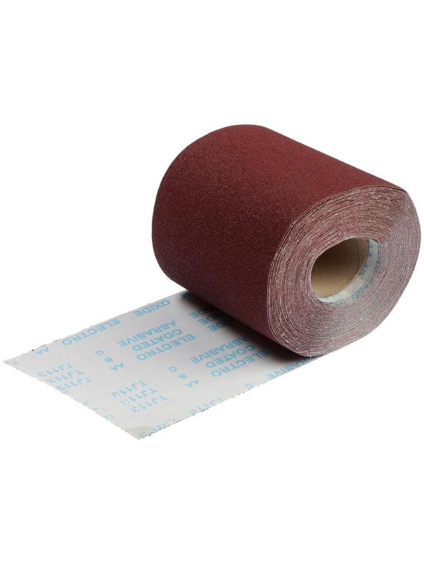 Шкурка шлифовальная в минирулонах ТУНДРА, на тканевой основе водостойкая, 200мм х 20м, Р40
