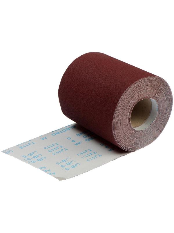 Шкурка шлифовальная в минирулонах ТУНДРА, на тканевой основе водостойкая, 200мм х 20м, Р60