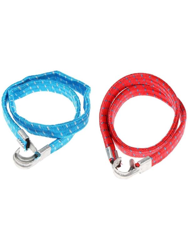 Резинка крепления TORSO 60 см, d 1.75 см, металлические крючки, микс, набор 2 шт