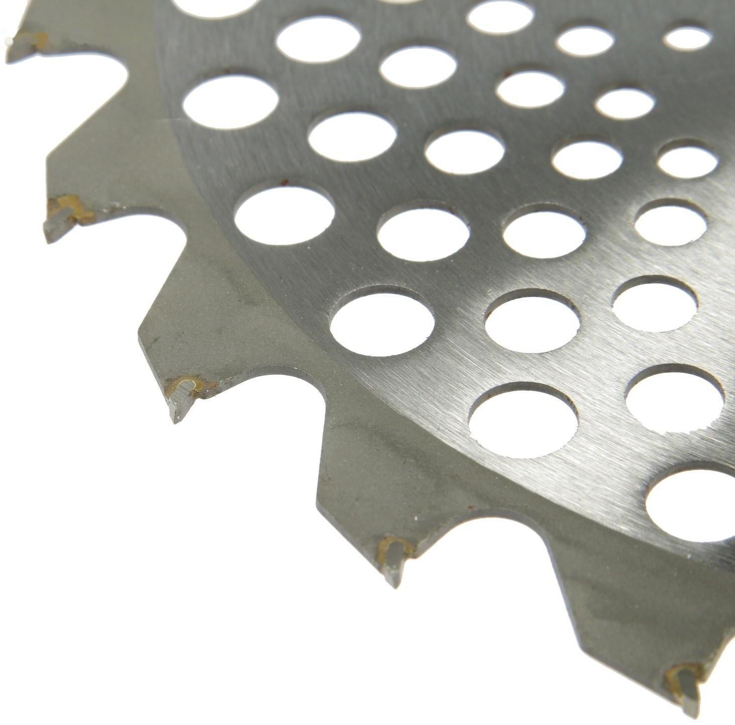 Нож для триммера Rezer GS-O Utra-Pro, 24 зуба, 230x25.4x1.3 мм, твердосплавные резцы