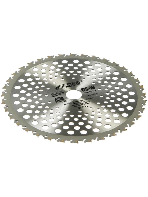 Нож для триммера Rezer GS-W Ultra-Pro, 36 зубьев, 230x25.4x1.3 мм, противоударная форма