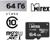 Карта памяти Mirex microSD, 64 Гб, SDXC, UHS-I, класс 10