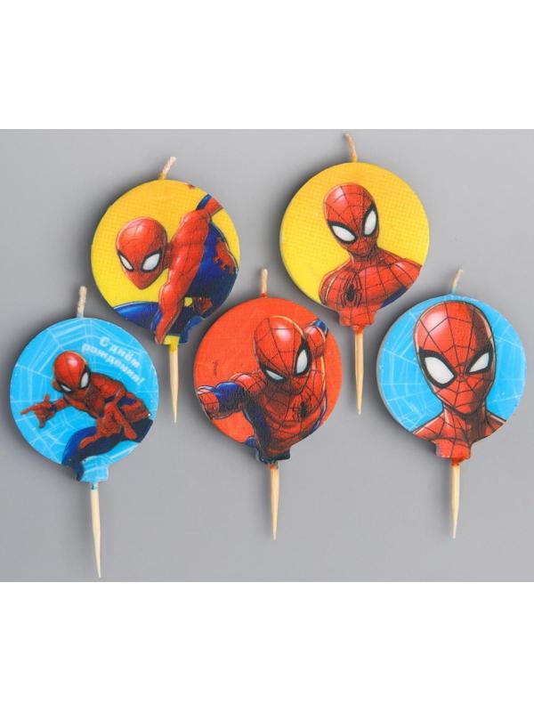 Свеча в торт набор, Человек-паук