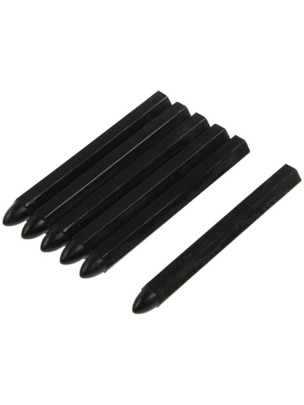 Мелки разметочные MATRIX, 120 мм, восковые, черные, в упаковке 6шт.