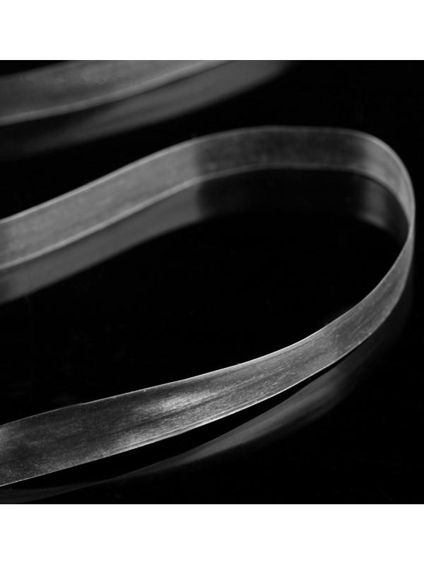 Пластиковая лента, 4 мм × 100 ± 0,5 м, цвет прозрачный, TPU-4