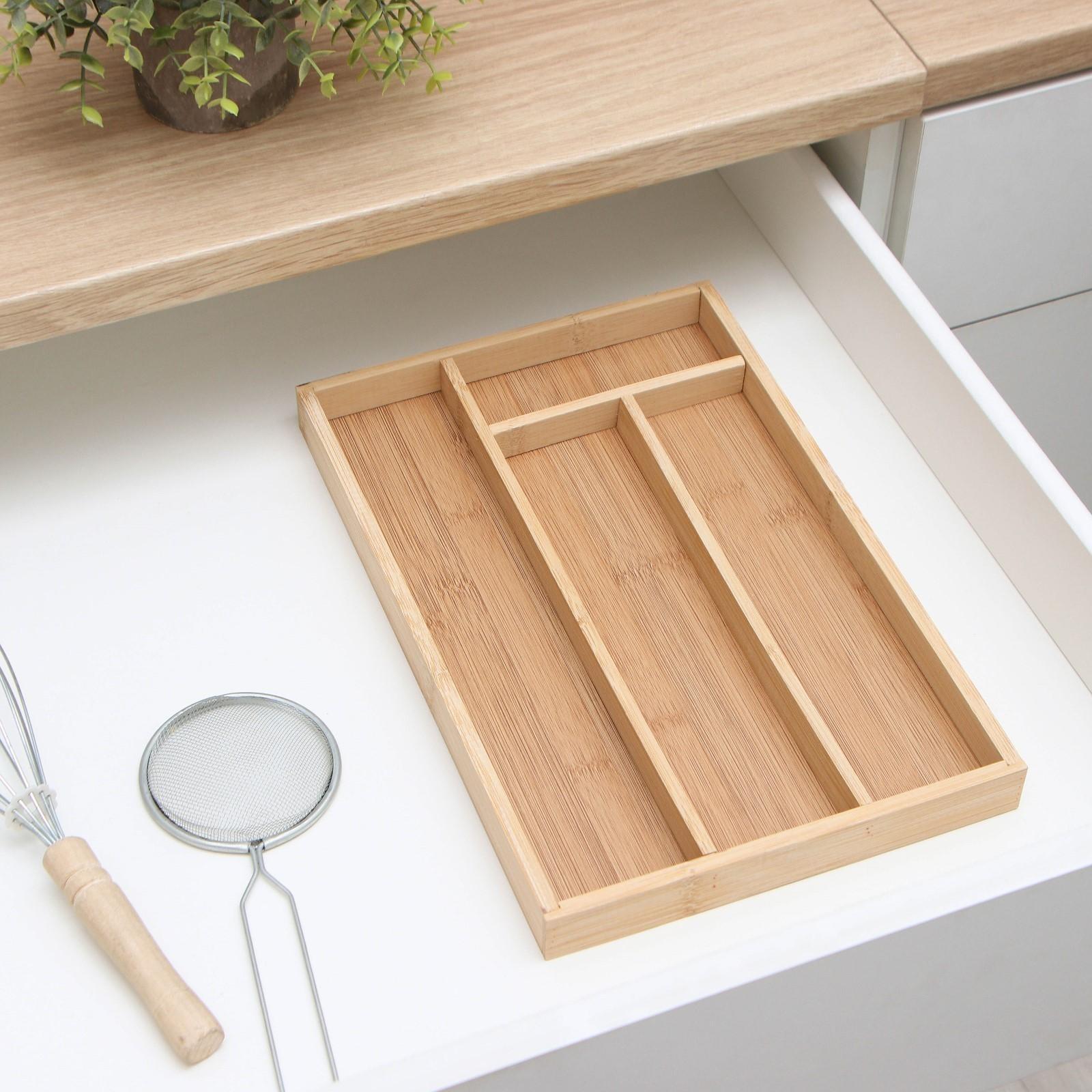 Сушилка для столовых приборов «Бамбуковый лес», 33,5×22×3 см, 4 ячейки