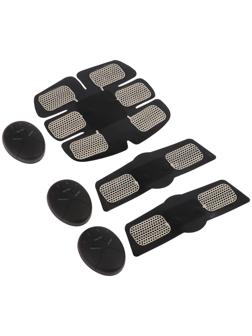 Массажёр для пресса и рук Luazon LEM-37, 6 режимов, 3 пульта, 6хААА (не в компл.), чёрный