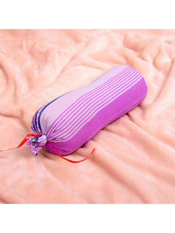 Валик с лавандой и стружкой можжевельника, сувенирная, 10×28 см, микс