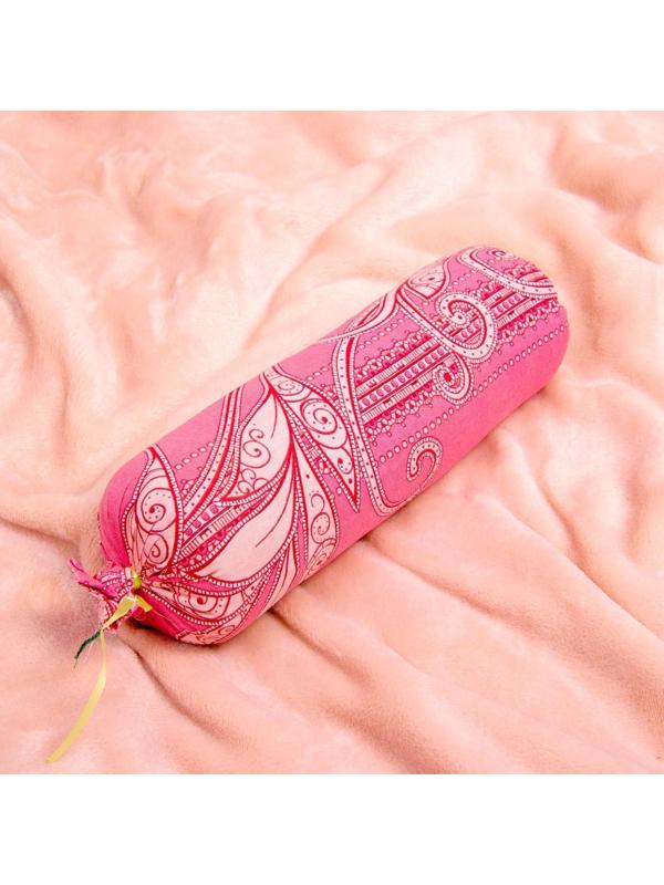 Валик с лавандой и стружкой можжевельника, сувенирная, 10×28 см, микс