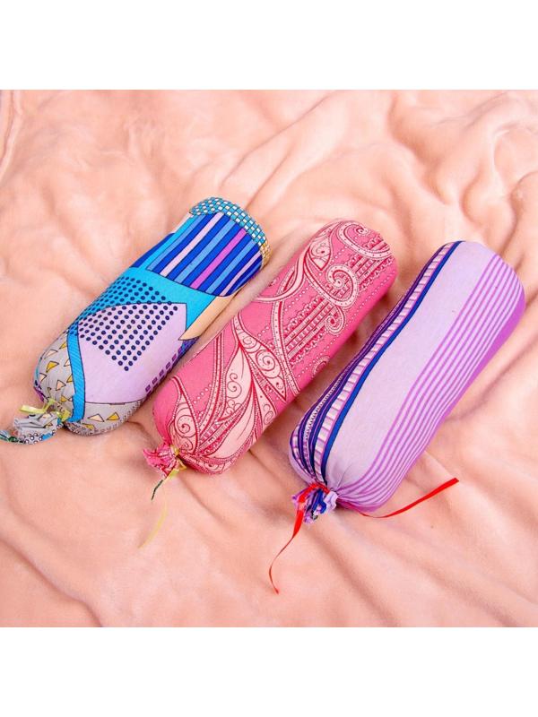 Валик с лавандой и стружкой можжевельника, сувенирная, 10×28 см, микс