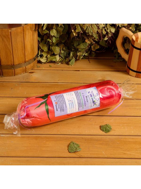 Валик с лавандой и стружкой можжевельника, сувенирная, 10×28 см, микс