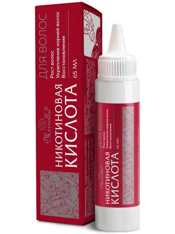Никотиновая кислота для волос Mirrolla, 65 мл