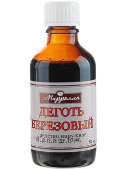 Дёготь Mirrolla берёзовый, 50 мл