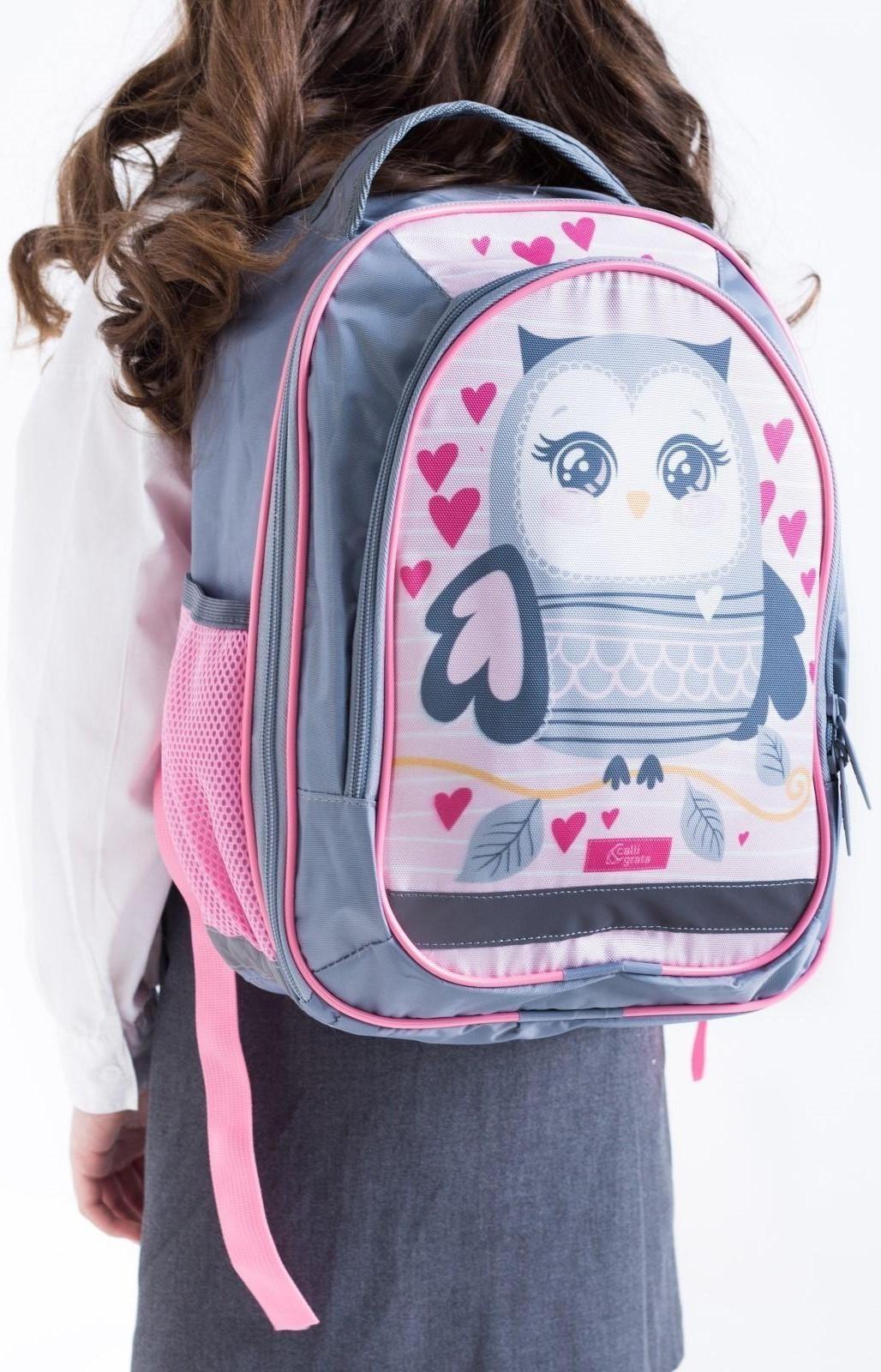 Рюкзак школьный, 37 х 27 х 16 см, эргономичная спинка, Calligrata Б 