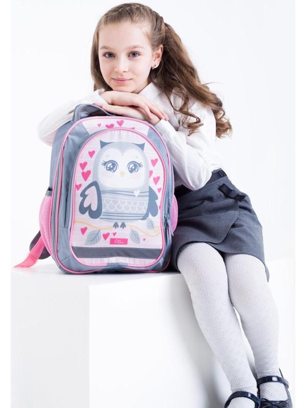 Рюкзак школьный, 37 х 27 х 16 см, эргономичная спинка, Calligrata Б 