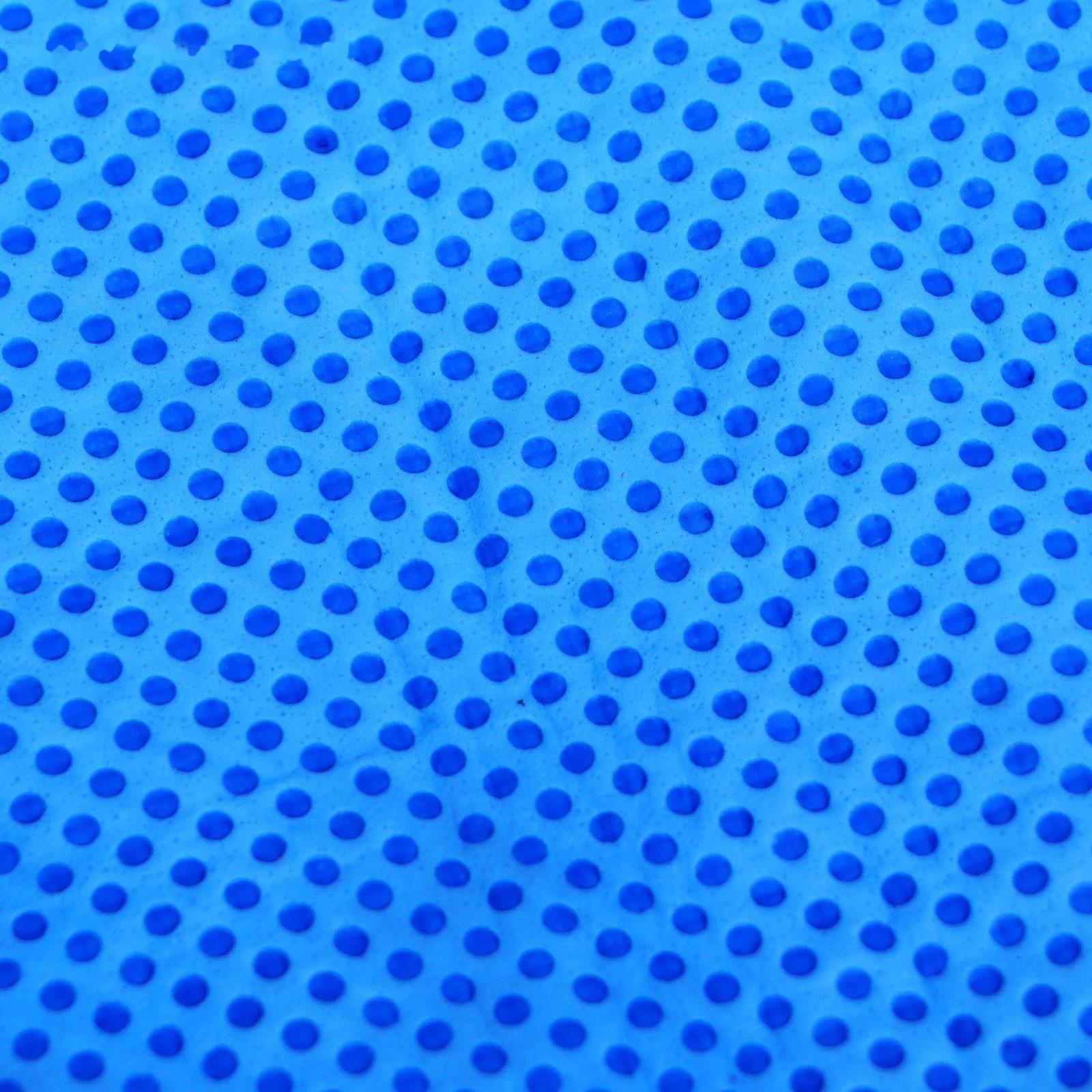 Замша протирочная Grand Caratt 43×32 см, перфорированная в тубе, синяя