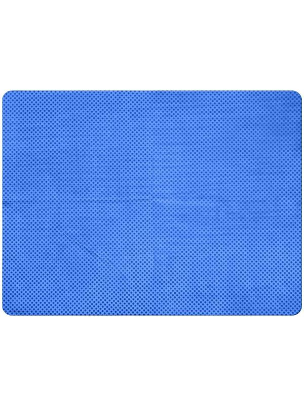 Замша протирочная Grand Caratt 43×32 см, перфорированная в тубе, синяя