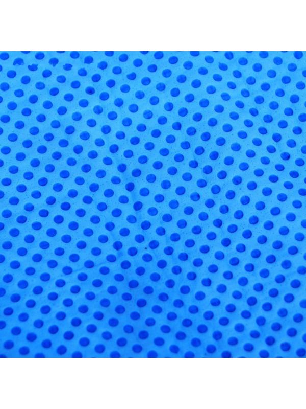 Замша протирочная Grand Caratt 43×32 см, перфорированная в тубе, синяя