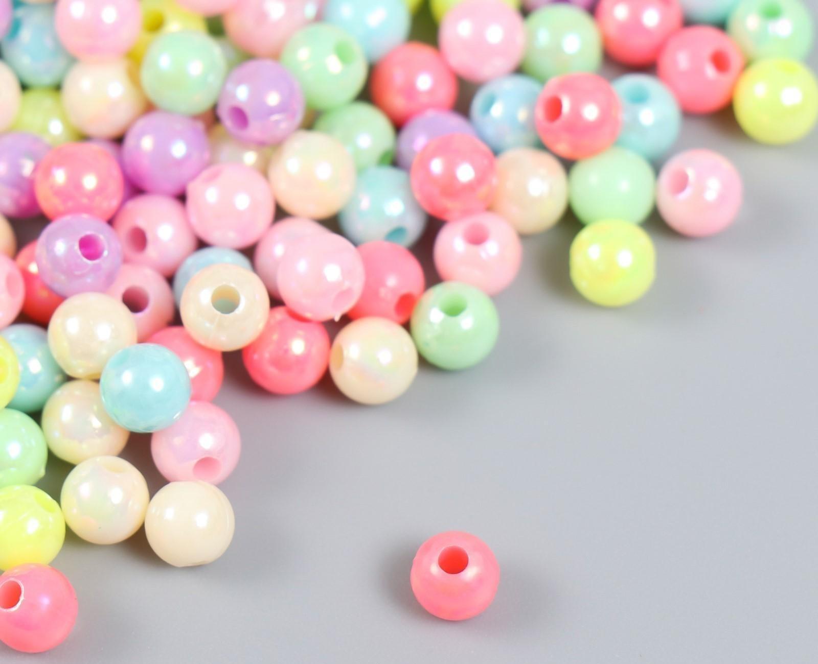 Бусины для творчества пластик 