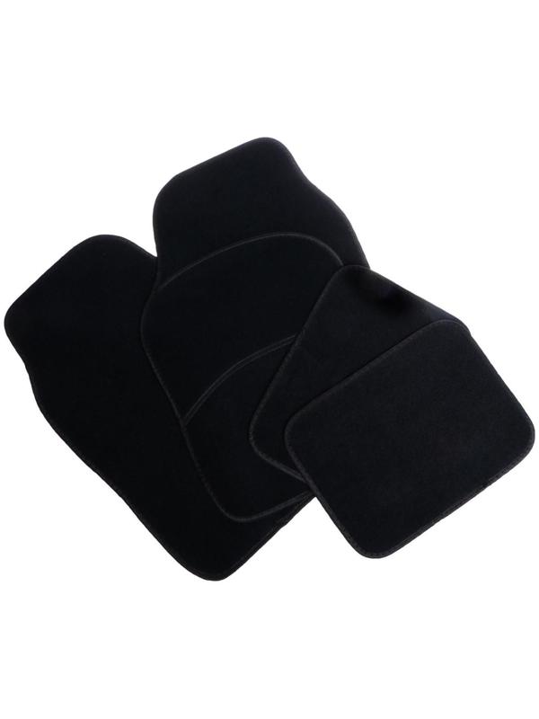 Коврики автомобильные TORSO, ворс, 67×45 см, 43×30 см, черный, набор 4 шт