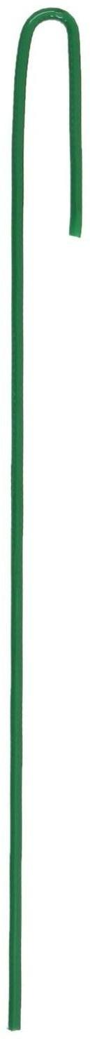 Колышек универсальный, h = 30 см, ножка d = 0.3 см, набор 10 шт., зелёный, Greengo