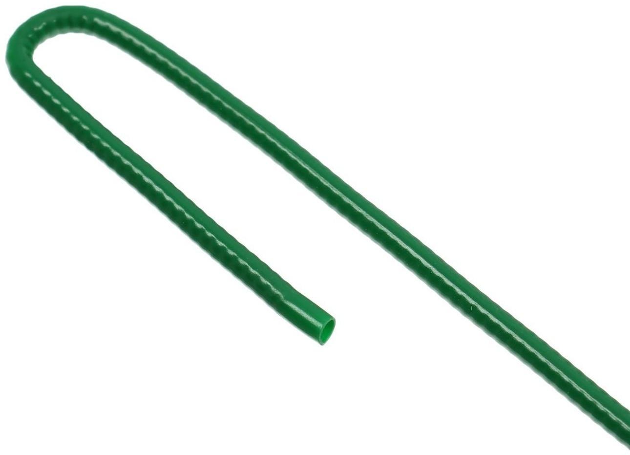 Колышек универсальный, h = 30 см, ножка d = 0.3 см, набор 10 шт., зелёный, Greengo