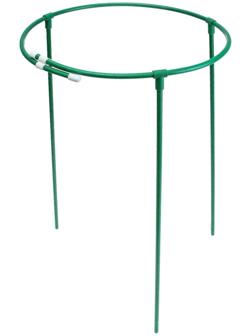 Кустодержатель, d = 40 см, h = 70 см, ножка d = 1 см, металл, зелёный, троеножка